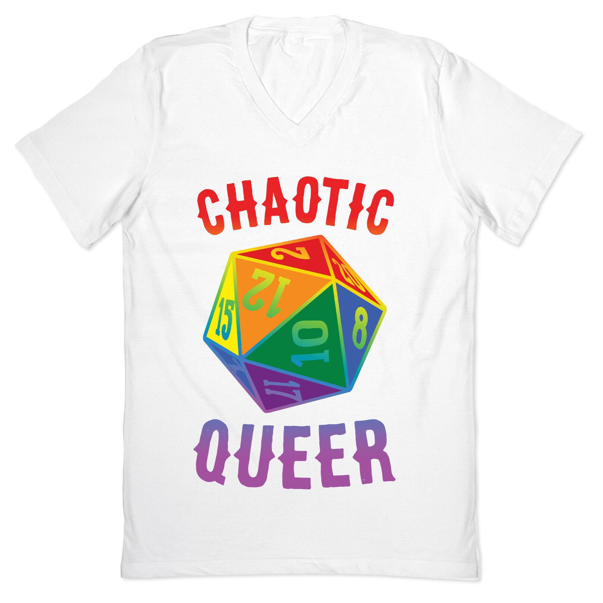 Chaotic Queer V-Neck